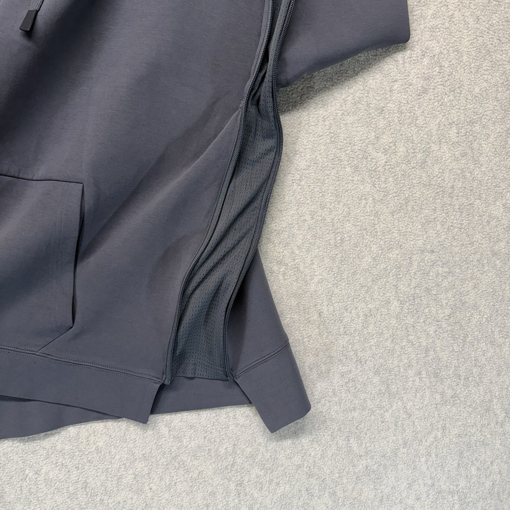BYLT Premium Basics Drop-Cut Hoodie Gray Pullover Mens Large - Picture 7 of 12